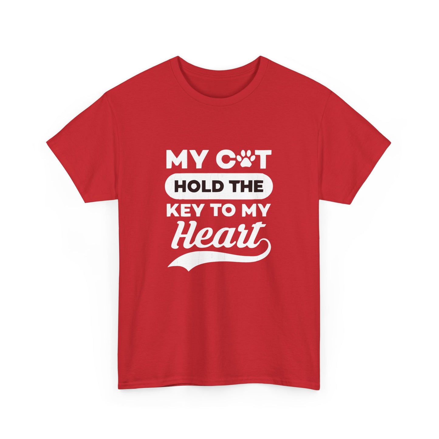 Cute Loving Animals Tshirt My Cat Hold The Key To My Heart