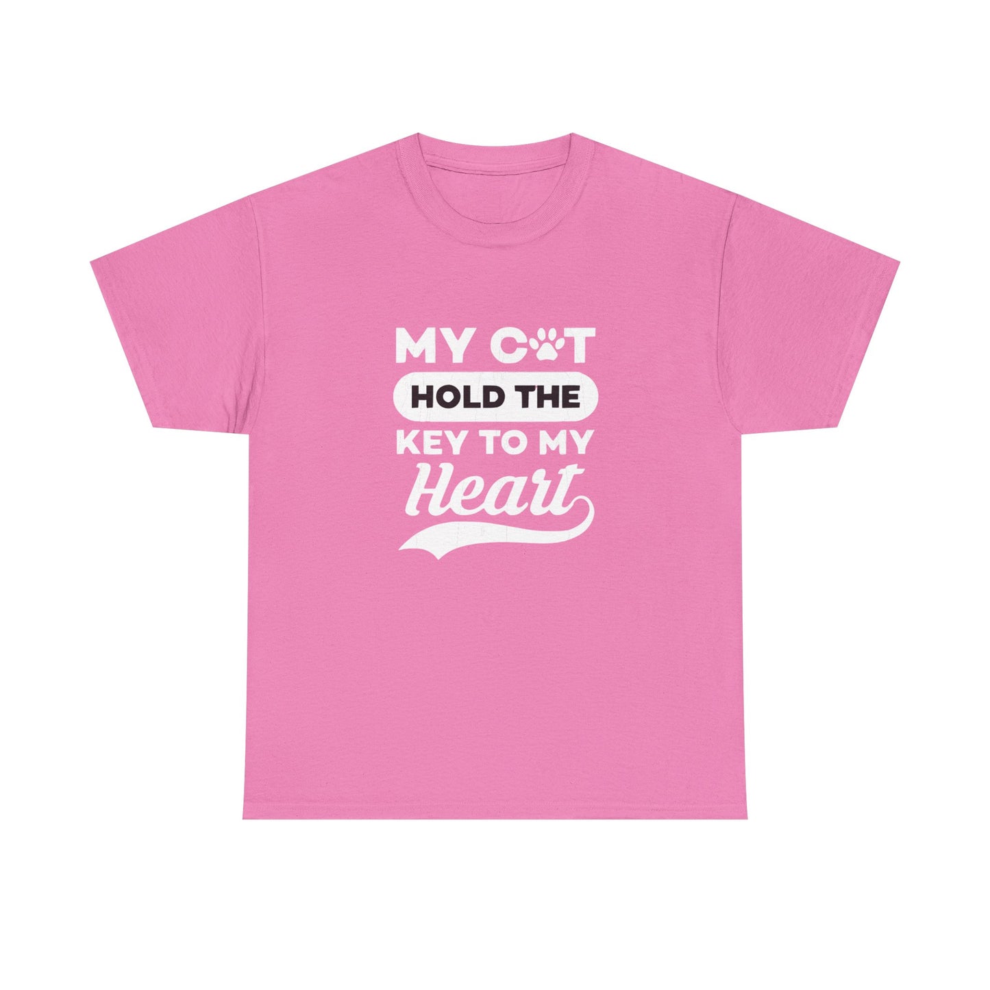 Cute Loving Animals Tshirt My Cat Hold The Key To My Heart
