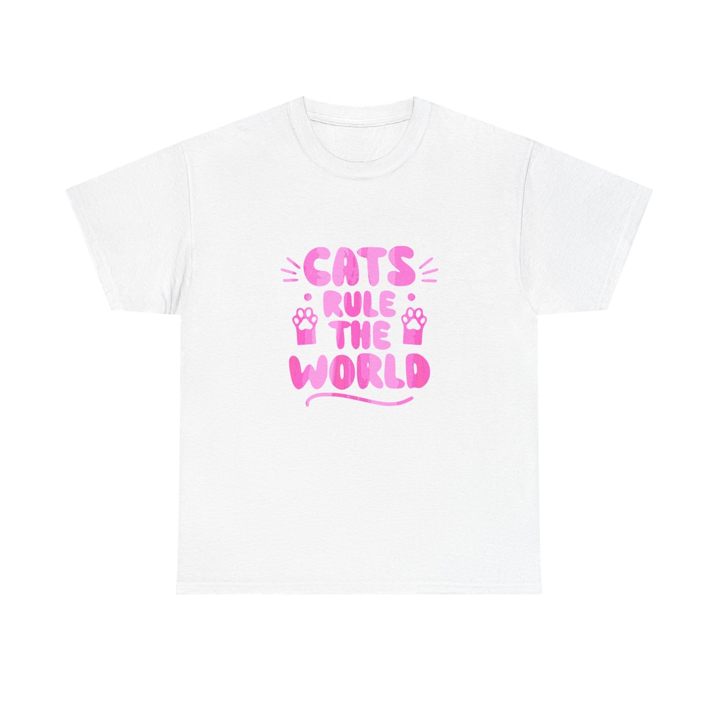 Camiseta "Los gatos gobiernan el mundo" — Camiseta gráfica 