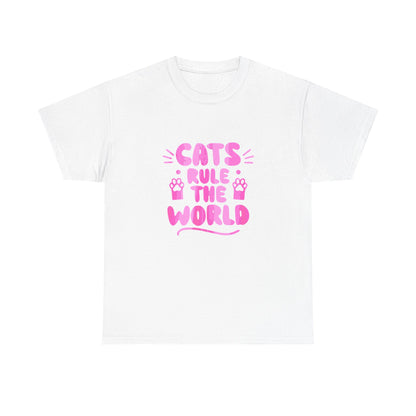 Camiseta "Los gatos gobiernan el mundo" — Camiseta gráfica 