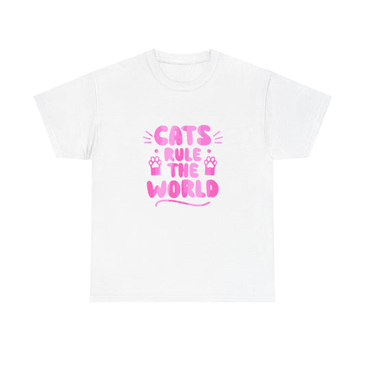 Cats Rule The World Tee —  Graphic T-Shirt