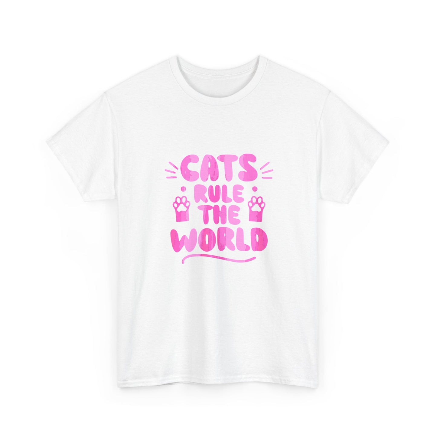 Camiseta "Los gatos gobiernan el mundo" — Camiseta gráfica 
