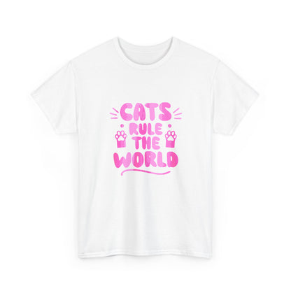 Camiseta "Los gatos gobiernan el mundo" — Camiseta gráfica 