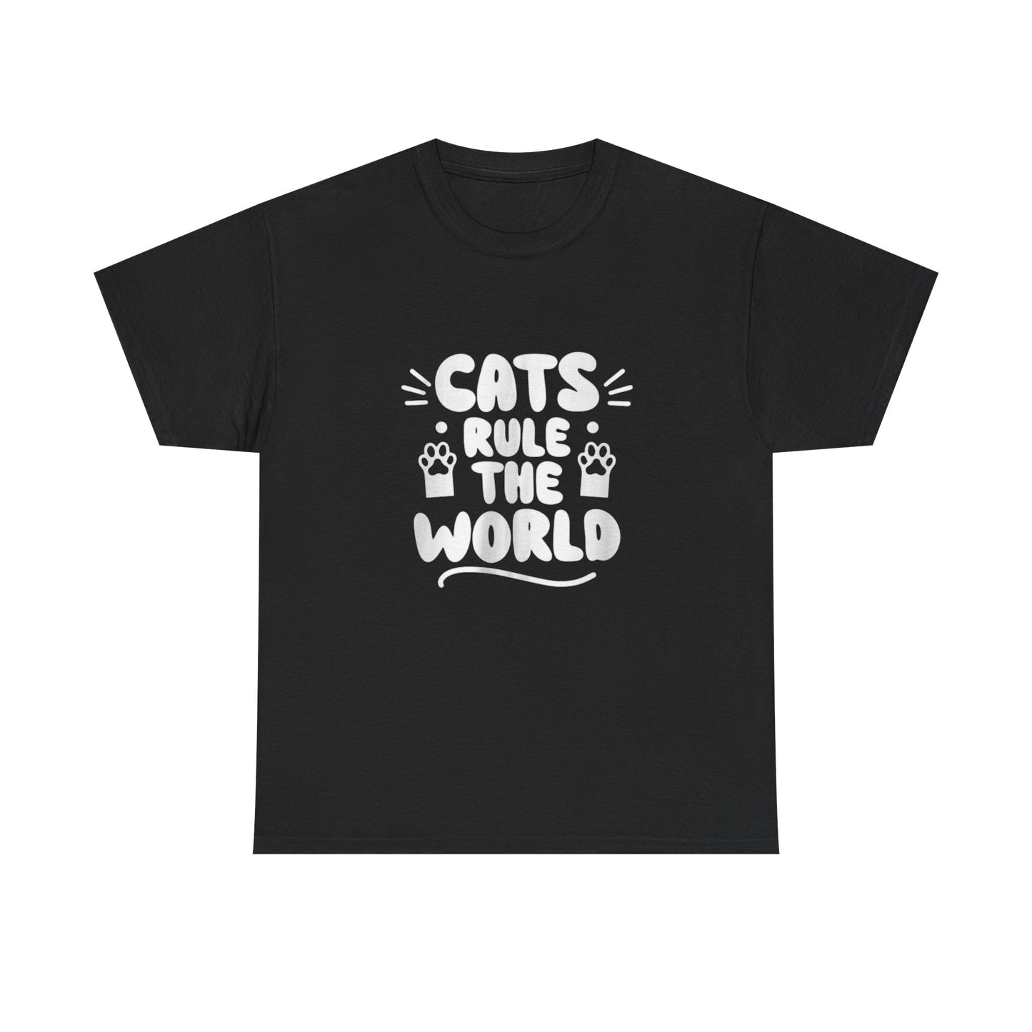Camiseta "Los gatos gobiernan el mundo" — Camiseta gráfica 