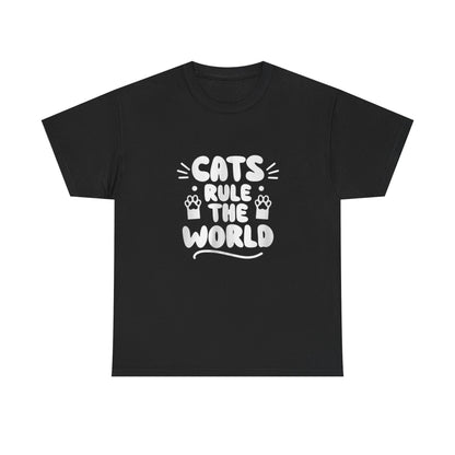 Camiseta "Los gatos gobiernan el mundo" — Camiseta gráfica 